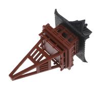 MOTHNUR Miniature Asian Garden Pavilion Sculpture Suspended Chinese Style Floating Pavilion Model for Bonsai Displays Fairy Garden Decor and Tabletop Micro Landscape Ornament