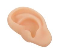 MOTHNUR Modèle Oreille Silicone Gauche Simulation Réaliste pour Enseignement Anatomique Texture et Canal Artificiel Outil Pédagogique pour Étudiants et