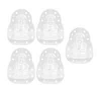 MOTHNUR Moule à Fruits Réutilisable 5 Pièces Transparent Petit pour Façonnage de Fruits Ginseng Melon, Plastique Résistant Haute Pression, Jardinage et Culture Patio