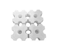 MOTHNUR Moules pour Pavés en Béton Réutilisables pour Bordures De Jardin Pavés en Béton Moules en Ciment Blancs