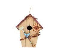 MOTHNUR nichoir en décoration de Maison Rural décoration intérieure Pendaison Maison d'oiseau pour l'extérieur pour l'extérieur volet Rouge