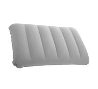 MOTHNUR Oreiller Gonflable Carré pour Camping et Voyage Coussin de Voyage PVC Épais Flocage Doux Lombaire et Appui Tête Multifonction pour Randonnée et Avion