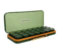 MOTHNUR Organisateur Compact Jours Portable Pilulier Semainier Multi-compartiments Vert Rappel Matin Midi Soir Boîte Pilules Voyage Pratique pour Maison et Déplacements