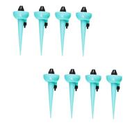 MOTHNUR Outil D'irrigation Goutte à Goutte Automatique pour Plantes en Pot 8 Pièces Réglables Compatible Bouteilles d'eau Arroseur Contrôle du Débit pour Jardin Intérieur