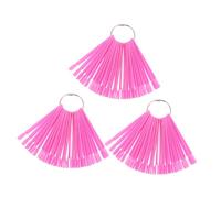 MOTHNUR Palette de pour Faux Ongles Forme Déventail Support Métallique Portable Outils Manucure pour Formation Nail Art Roses