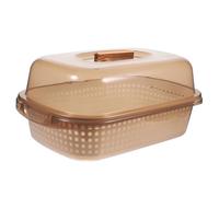 MOTHNUR Panier de Lavage Double Couche pour Légumes et Fruits PP sans Odeur Égouttoir Cuisine Multifonction avec Passoire Fine Rangement Pratique pour Maison et Pique- Panier Évier et