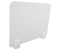 MOTHNUR Panneau Séparateur de Bureau Portable avec Base Plastique Cloison Transparente Protection Intimité pour Bureaux Écoles et Espaces de Travail
