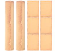 MOTHNUR Papier à Lettres Rétro Style Vintage A5 8 Feuilles Papier Épais pour Écriture Fluide et Scrapbooking Décoratif, Fournitures D’écriture pour Messages, Poèmes et Correspondance