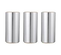 MOTHNUR Papier Aluminium Pour Salon De Coiffure 50m Lot De 3 Rouleaux Pour Coloration Capillaire Manucure Et Mise En Valeur Feuille D'aluminium Résistante Et Pratique