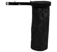 MOTHNUR Paquet pour Accessoires de Batterie en Tissu Oxford Noir Porte-Accessoires Système de Fixation à Vis Unique Seau de Rangement Compact et Portable pour Batterie Acoustique et