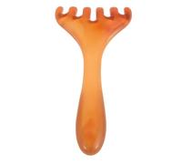 MOTHNUR Peigne de Massage pour Chevelu Résine Robuste Outil Multifonction Gua Sha pour Massage Tête Démêlage et Thérapie Peigne Large à Dents pour Homme Soulagement des Maux de Tête