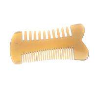 MOTHNUR Peigne Double Face En Corne 1 Unité Grand Format Démêlant Et Massant Cuir Chevelu Unisexe Usage Maison Voyage Bureau