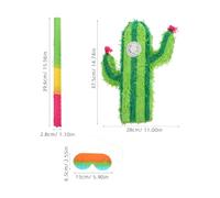 MOTHNUR Piñata Cactus Créative pour Fête d'Anniversaire Remplie de Bonbons Variés Ensemble 1 Pièce Bâton de Frappe Couleur Aléatoire Décoration Ludique et Couleur Aléatoire