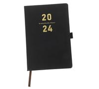 MOTHNUR Planner Hebdomadaire Noir Calendrier Étude Simple et Agenda Scolaire pour Enseignants et Étudiants Organiseur de Tâches et Rendez-