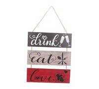 MOTHNUR Plaque Murale Bois Rustique pour Cuisine Signe Suspendu Bois pour Décoration Murale de Salle à Manger Style Campagne Américaine Décor Polyvalent pour Maison et Restaurant