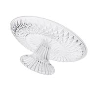 MOTHNUR Plateau à Fruits en Acrylique Transparent 30 CM Présentoir Décoratif Détachable pour Desserts et en-Cas Corbeille à Fruits Élégante pour Maison Hôtels Mariages et Réutilisable