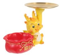 MOTHNUR Plateau Porte-clés Design Dragon Multifonction pour Entrée et Bureau Organiseur Bijoux et Rangement Clés Décor Résine Élégant pour Salon et Chambre Barquette Pratique pour Petits