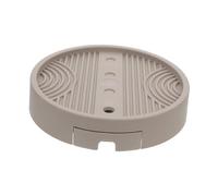 MOTHNUR Plateau Rond Mobile pour Plantes avec roulettes Cachées et Collecteur Eau Support de Jardinière avec Drainage et Ventilation Accessoire Pratique pour Pots de Fleurs Intérieur et