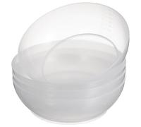 MOTHNUR Plateaux de Pesée Cuisine Transparents en ABS Lot de 4 Bols Gradués de 600 Ml Réutilisables Compatibles Balances Électroniques Accessoires Pratiques pour Pesée Alimentaire et