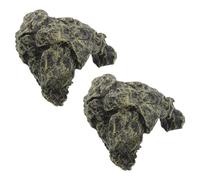 MOTHNUR Plateforme de Prélasse pour Tortue Résine avec Rampe et Abri Décoration Aquarium Sécurisée Compacte et Facile à Nettoyer pour Tortues et Reptiles Terrestres