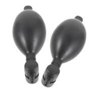 MOTHNUR Poire De Gonflage En Latex Valve De Décompression, Lot De 2 Pièces Pour Oreiller Gonflable Et Dispositif De Nettoyage Nasal, Pompe Manuelle Pour Tensiomètre, Noir