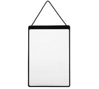 MOTHNUR Porte-Affiches Suspendu Noir Format A4 en PVC Robuste Support Mural pour Signalétique Publicitaire pour Magasins de Vêtements Expositions et Événements Cadre Porte-Affiche