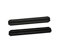 MOTHNUR Porte Couteaux Magnétique Mural Noir Barre Aimantée Robuste pour Cuisine Rangement Sécurisé et Gain de Place pour Outils Culinaires