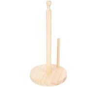 MOTHNUR Porte-Essuie-Tout en Bois sur Pied Grand Format Support de Rouleau en Hêtre et Pin Distributeur de Papier Toilette Cuisine Bureau et Restaurant Organiseur Robuste et Pratique