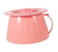 MOTHNUR Pot de Chambre avec Couvercle pour Adultes et Personnes Âgées Urinoir Portable PP Épais Antidérapant Pot de Toilette Pratique pour Usage Nocturne et Voyage
