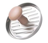 MOTHNUR Presse à Burger Acier Inoxydable Moule Rond Antiadhésif pour Galettes de Viande Facile à Utiliser et Nettoyer Fabricant de Hamburgers pour Barbecue et Cuisine Familiale