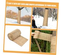 MOTHNUR Protecteur Tronc Arbre Toile de Jute Naturelle Enveloppement Réutilisable pour Protéger Plantes et Écorce Bande Chauffante pour Jardinage et Hivernage