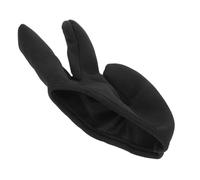 MOTHNUR Protège-mains Résistants Chaleur pour Coiffure Protection Thermique Trois Doigts Noirs Élégants Réutilisables pour Outils Professionnels de Coiffage