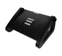 MOTHNUR Repose-Pieds Réglable en Plastique Noir Classique Surface de Massage Antidérapante, Marchepied Domestique pour Bureau, Salle de Bain et Confort Pieds Assis Prolongé