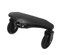 MOTHNUR Roue de Poussette Avant et Arrière en Pu Agrandi, Frein Intégré, Accessoire de Remplacement Compatible Plupart des Modèles, pour Balades et Utilisation Quotidienne Bébé