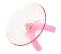 MOTHNUR Roue Exercice pour Petits Animaux Rose Disque de Course Silencieux Non Tournant Fitness pour Hamsters Cochons et Insectivores