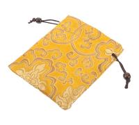 MOTHNUR Sac à Bijoux Tissu Soie Brodé Pochette Cordon Compacte Trousse Voyage pour Colliers et Bracelets Sac Fortune Pratique pour Femmes