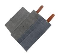 MOTHNUR Sac à Outils de Coiffure Compartiments Cuir Résistant Trousse Roulante pour Ciseaux et Peignes Pochette Professionnelle pour Barbiers et Salons de Beauté