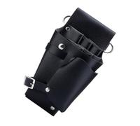 MOTHNUR Sac Ciseaux Coiffeur Professionnel Pochette Amovible Multifonction pour Outils de Coiffure Stylistes et Barbiers Ceinture Pratique pour Salon Noir
