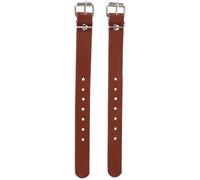 MOTHNUR Sangles en Cuir Réglables pour Panier de Vélo Garçon et Filles 1 Paire Marron Résistante et Pratique Accessoires pour Porte-Bagages de Vélo Courroies Détachables Scooter Usage