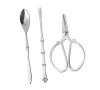 MOTHNUR Set Ustensiles Fruits de Mer Acier Inoxydable Pince Crabes Résistante avec Fourchette et Ciseaux Outils Cuisine Crustacés pour Homard Crabe et Huîtres Manche Antidérapant et