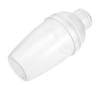 MOTHNUR Shaker à Cocktail Transparent avec Échelle Intégrée et Passoire Mixeur Manuel pour Boissons pour Cocktails Protéines et Café Poignée Ergonomique pour Usage Domestique