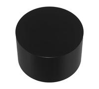 MOTHNUR Socle Cylindrique en Cristal Noir 80x80x50 Mm pour Trophée, Support Gravable pour Cérémonie de Remise de Prix, Base Exposition Trophées et Médailles Sportive