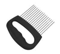 MOTHNUR Stainless Steel Skewers Support De Trancheuse Végétale Support a Brochette Kebab Outil En Acier Inoxydable Coupeur En Acier Inoxydable De Trancheuse De Fruits Black