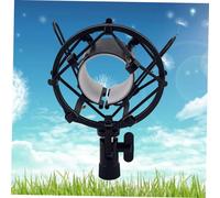 MOTHNUR Support Araignée Microphone Métal Noir Antichoc Fixation pour Pied Micro Condensateur Montage Stable Vibrations pour Enregistrement Audio