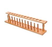 MOTHNUR Support Bois pour Tubes à Essais Rack de Laboratoire Léger et Pratique Organiseur Facile Utilisation pour Rangement et Manipulation Sécurisée des Tubes