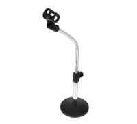 MOTHNUR Support de Microphone de Bureau Réglable avec Base Lourde Métal et Bras Flexible Pied Micro Stable pour Réunions et Diffusions Live