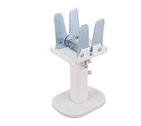 MOTHNUR Support de Radiateur Réglable en Acier au Carbone Plaque Ovale, Hauteur Ajustable 14-21 Cm, Pied Robuste pour Usage Domestique, Accessoire Compatible Sols Carrelage, Parquet