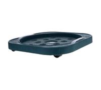 MOTHNUR Support Mobile Rond pour Bouteille de Gaz avec Roues Plateau Robuste pour Bonbonne Butane Propane Base Pratique pour Cuisine et Barbecue