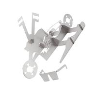 MOTHNUR Support Rôtissoire Poulet INOX Portable de Cuisson Résistante Haute Température pour Barbecue et Four Pratique à Transporter et Ranger