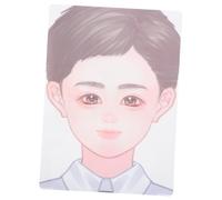 MOTHNUR Tableau de Pratique Peinture Visage Réutilisable Pet Modèle Garçon Fille Étanche pour Maquillage Artistique Lavable et Planche Exercice pour Apprentissage Du Face Painting